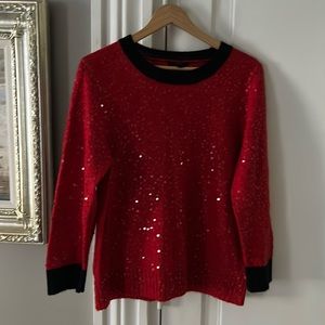NWOT Jcrew Sequin detail sweater